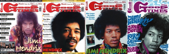 GoodTimes Ausgaben mit Hendrix Cover