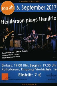 Henderson plays Hendrix 6.9.17