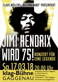 Claus Müller Allstar-Band Jimi Hendrix