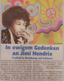 Fehmarn Open Air Hendrix-Revival-Festival 7. September 2024