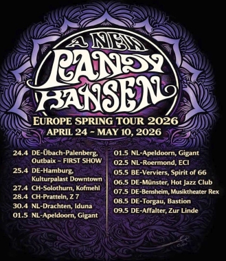 RANDY HANSEN | EUROPE SPRING TOUR 2026