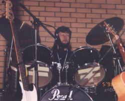 Eckhard Bergmann on drums