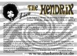 The Hendrix Live Flyer 31.10. Bonn - 4.11. Worbis